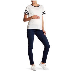Paige Verdugo Maternity Skinny Dark Wash Jeans 28
